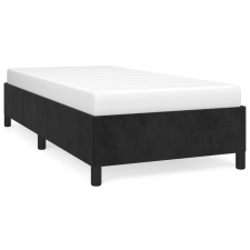 vidaXL fekete bársony ágykeret 100x200 cm (347308) ágy és ágykellék