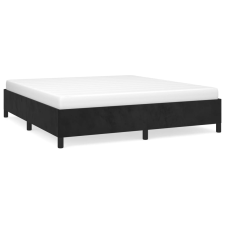 vidaXL fekete bársony ágykeret 180 x 200 cm (347338) ágy és ágykellék