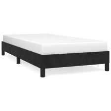 vidaXL fekete bársony ágykeret 80 x 200 cm (346942) ágy és ágykellék