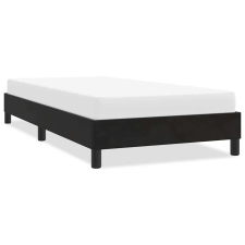 vidaXL fekete bársony ágykeret matrac nélkül 90x210 cm ágy és ágykellék