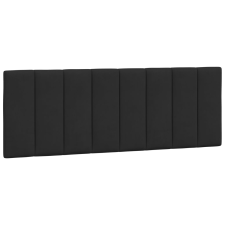 vidaXL fekete bársony fejtámla párna 140 cm (374671) ágy és ágykellék