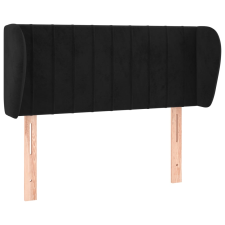 vidaXL fekete bársony fejtámla szárnyakkal 83x23x78/88 cm (3117414) ágy és ágykellék