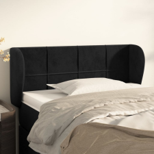 vidaXL fekete bársony fejtámla szárnyakkal 93x23x78/88 cm ágy és ágykellék