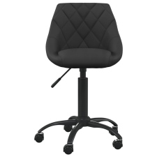 vidaXL fekete bársony irodaszék (3088843) bútor