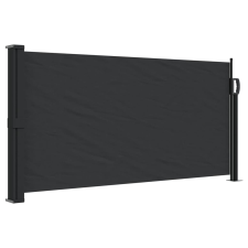 vidaXL fekete behúzható oldalsó napellenző 100 x 500 cm (4004384) kerti bútor