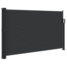 vidaXL fekete behúzható oldalsó napellenző 120 x 300 cm (4004279) kerti bútor