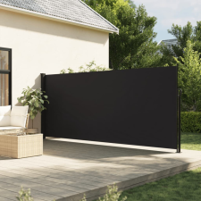 vidaXL fekete behúzható oldalsó napellenző 160 x 300 cm kerti bútor
