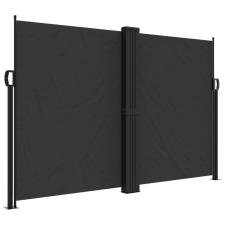 vidaXL fekete behúzható oldalsó napellenző 160 x 600 cm (4004624) kerti bútor