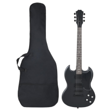vidaXL fekete elektromos gitár kezdőknek tokkal 4/4 39" gitár és basszusgitár