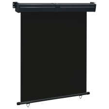 vidaXL Fekete erkély oldalnapellenző 145 x 250 cm kerti bútor