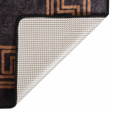 vidaXL fekete és arany csúszásmentes mosható szőnyeg 80 x 300 cm (337929) lakástextília