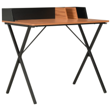 vidaXL fekete és barna íróasztal 80 x 50 x 84 cm íróasztal