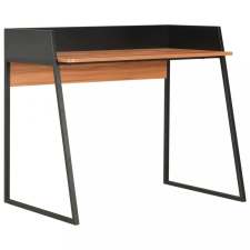 vidaXL Fekete és barna íróasztal 90 x 60 x 88 cm íróasztal