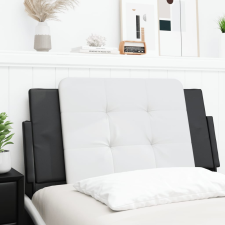 vidaXL fekete és fehér műbőr fejtámla párna 100 cm ágy és ágykellék
