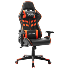 vidaXL fekete és narancssárga műbőr gamer szék forgószék