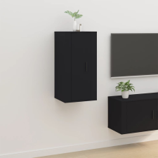 vidaXL fekete fali TV-szekrény 40x34,5x80 cm bútor
