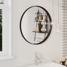 vidaXL fekete falitükör 60 cm bútor