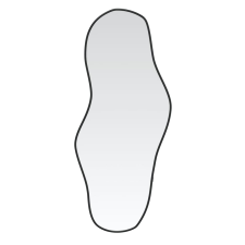 vidaXL fekete falitükör 70x30 cm (348265) bútor