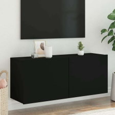 vidaXL fekete falra szerelhető TV-szekrény 100 x 30 x 41 cm bútor