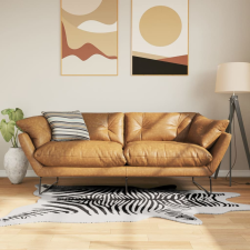 vidaXL fekete-fehér zebramintás mosható csúszásgátló szőnyeg 120x170cm lakástextília