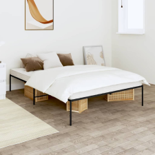 vidaXL fekete fém ágykeret 120 x 190 cm ágy és ágykellék