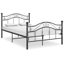 vidaXL fekete fém ágykeret 120 x 200 cm ágy és ágykellék