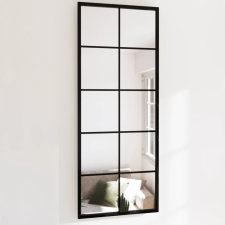 vidaXL fekete fém fali tükör 100 x 40 cm bútor