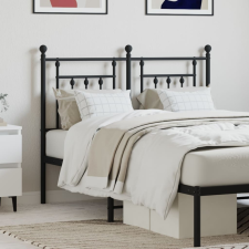 vidaXL fekete fém fejtámla 120 cm ágy és ágykellék