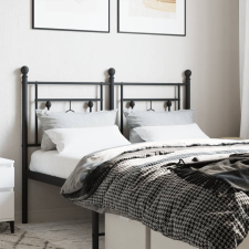 vidaXL fekete fém fejtámla 120 cm ágy és ágykellék