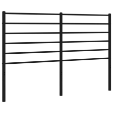 vidaXL Fekete fém fejtámla 120 cm ágy és ágykellék