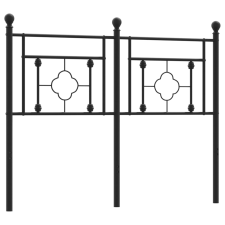vidaXL fekete fém fejtámla 120 cm (374370) ágy és ágykellék