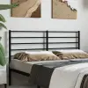 vidaXL fekete fém fejtámla 135 cm