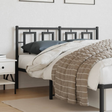 vidaXL fekete fém fejtámla 140 cm ágy és ágykellék