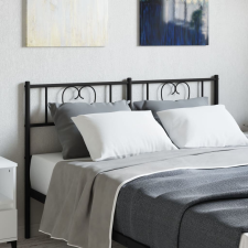 vidaXL fekete fém fejtámla 160 cm ágy és ágykellék