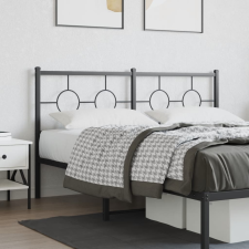 vidaXL fekete fém fejtámla 160 cm ágy és ágykellék