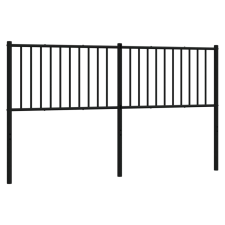 vidaXL fekete fém fejtámla 160 cm (350899) ágy és ágykellék