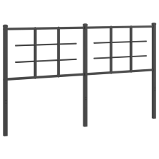 vidaXL fekete fém fejtámla 160 cm (355596) ágy és ágykellék