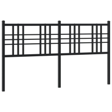 vidaXL fekete fém fejtámla 160 cm (376359) ágy és ágykellék