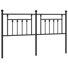 vidaXL fekete fém fejtámla 180 cm (353573) ágy és ágykellék