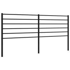 vidaXL fekete fém fejtámla 200 cm (352357) ágy és ágykellék