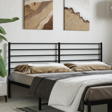 vidaXL Fekete fém fejtámla 200 cm (352357) ágy és ágykellék