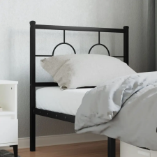 vidaXL Fekete fém fejtámla 75 cm ágy és ágykellék