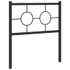 vidaXL fekete fém fejtámla 75 cm (376252)