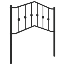 vidaXL fekete fém fejtámla 80 cm (373816) ágy és ágykellék