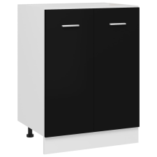 vidaXL fekete forgácslap alsószekrény 60 x 46 x 81,5 cm bútor