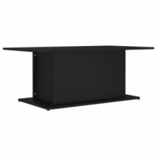 vidaXL Fekete forgácslap dohányzóasztal 102 x 55,5 x 40 cm bútor