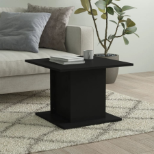 vidaXL fekete forgácslap dohányzóasztal 55,5 x 55,5 x 40 cm bútor