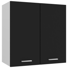 vidaXL fekete forgácslap függő szekrény 60 x 31 x 60 cm bútor