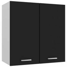 vidaXL Fekete forgácslap függő szekrény 60 x 31 x 60 cm bútor