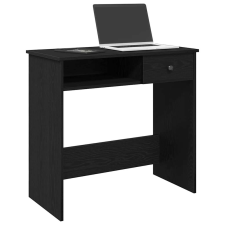 vidaXL fekete forgácslap íróasztal 80 x 40 x 75 cm íróasztal